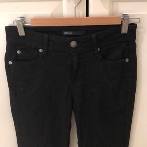 Fidelity black Stevie mid rise skinny jeans